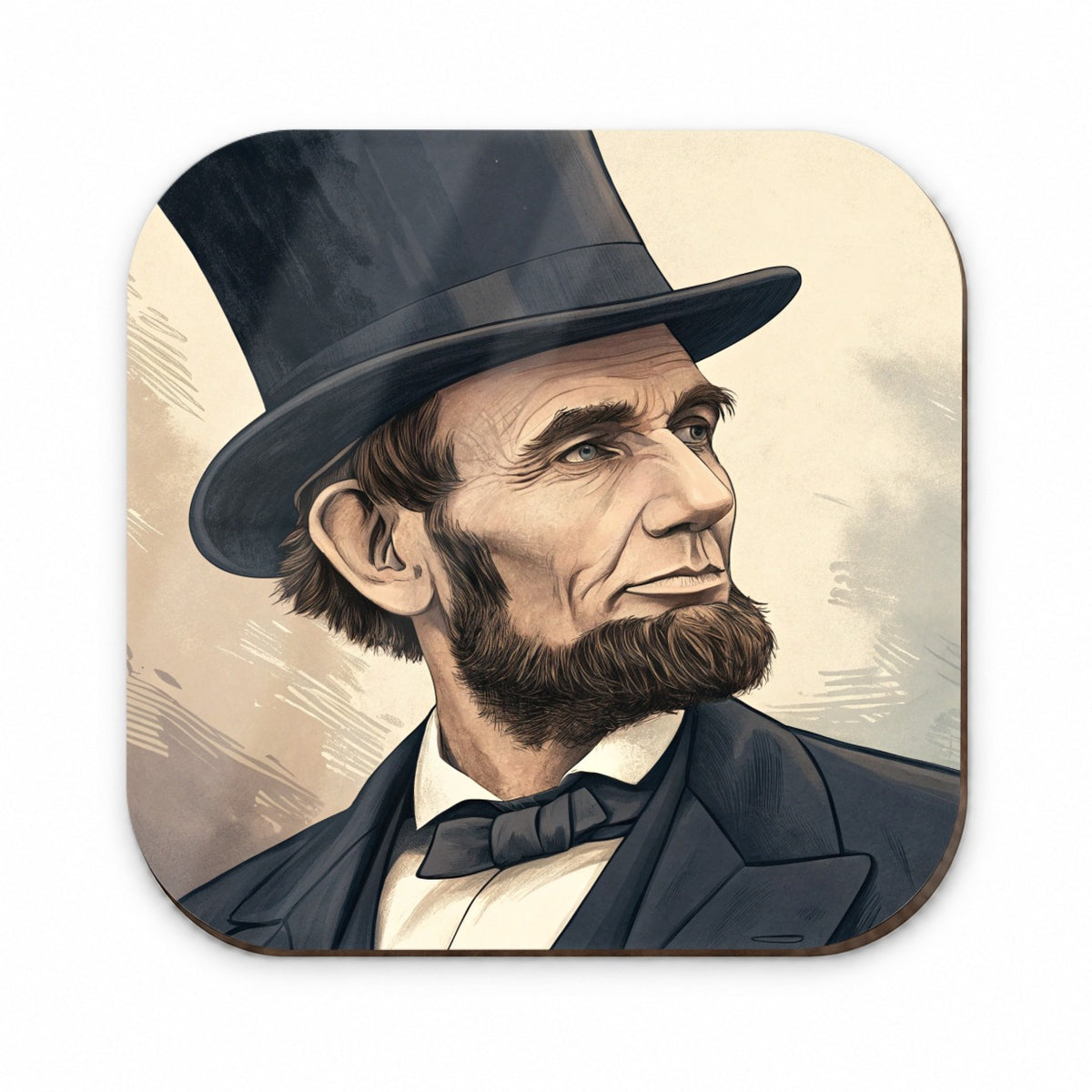 Abraham Lincoln Portrait Fridge Magnet
