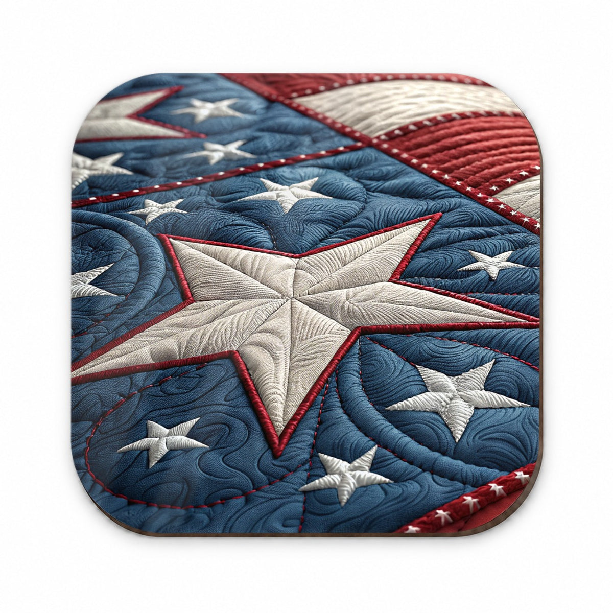 American Patriotic Quilt USA Fridge Magnet