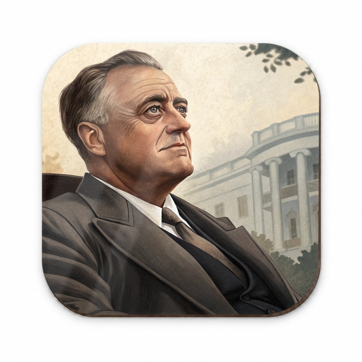 Franklin D Roosevelt American President Fridge Magnet