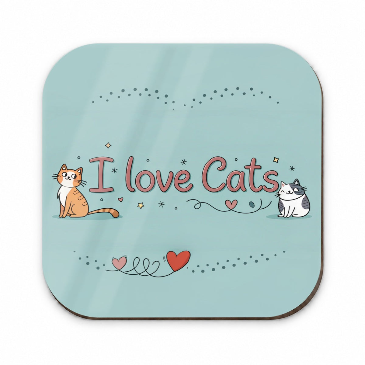 I Love Cats Adorable Fridge Magnet