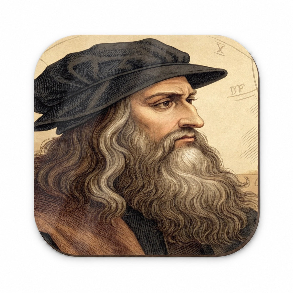 Leonardo da Vinci Inventor Fridge Magnet