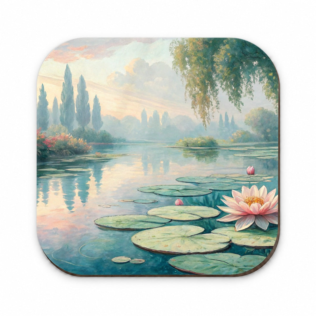 Monet Style Water Lilies Fridge Magnet