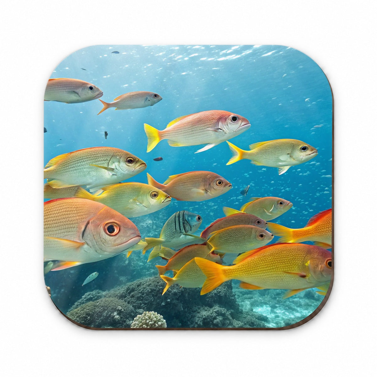 School of Fish Underwater Tropical Fridge Magnet