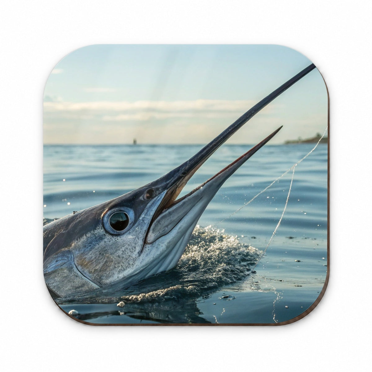 Swordfish Surface Fishing Fridge Magnet