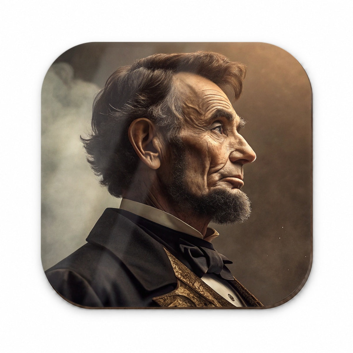 Victorian Steampunk Lincoln Portrait Fridge Magnet