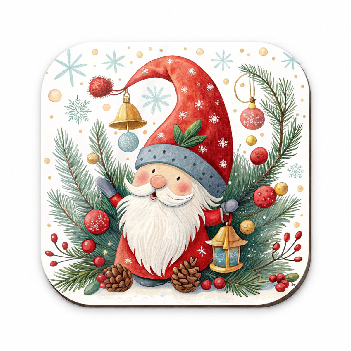 Christmas Gnome Colorful Fridge Magnet