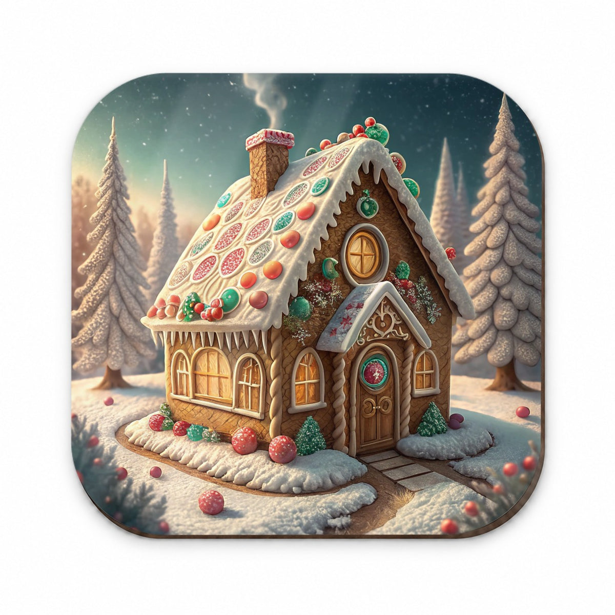 Gingerbread House Christmas Fridge Magnet