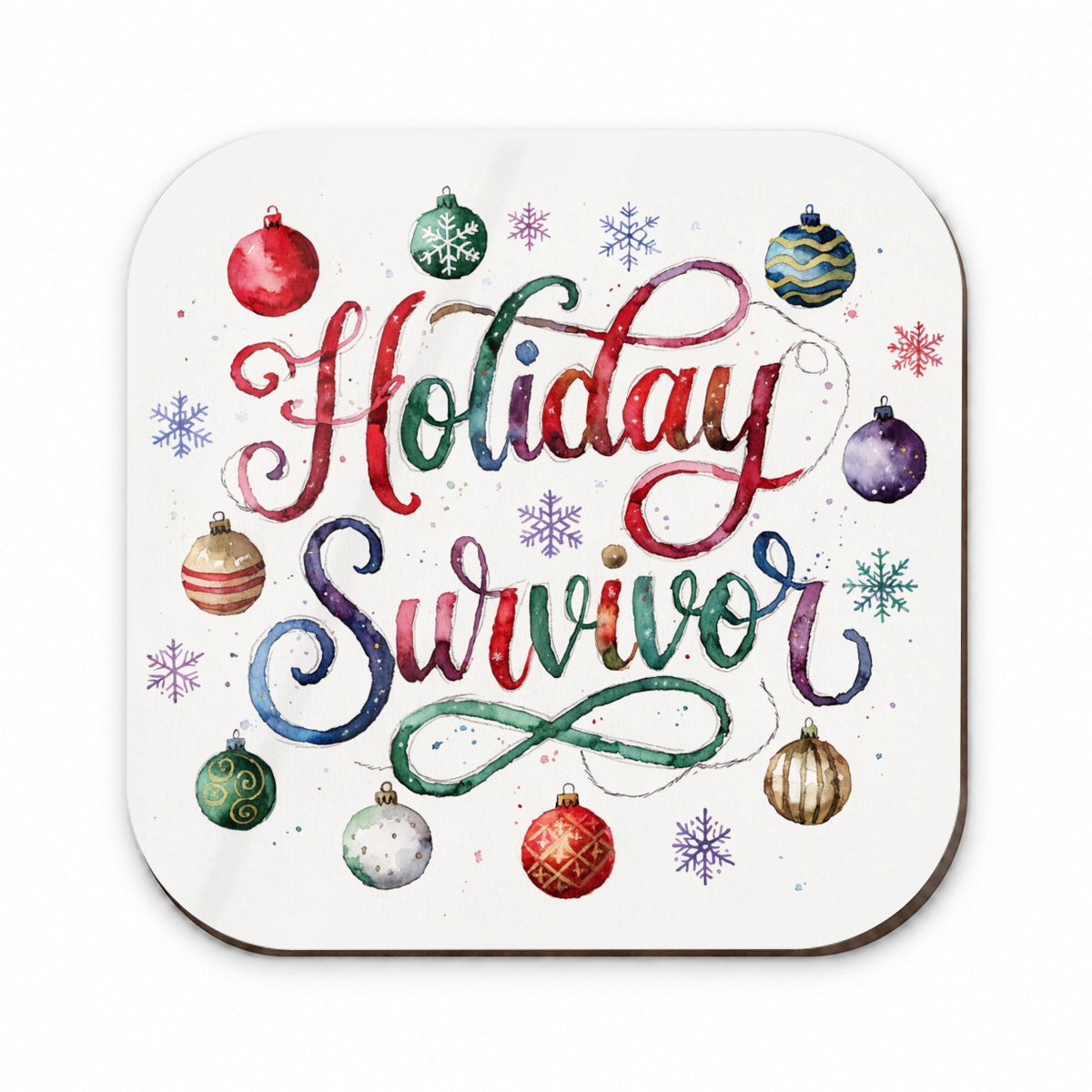Holiday Survivor Christmas Funny Fridge Magnet