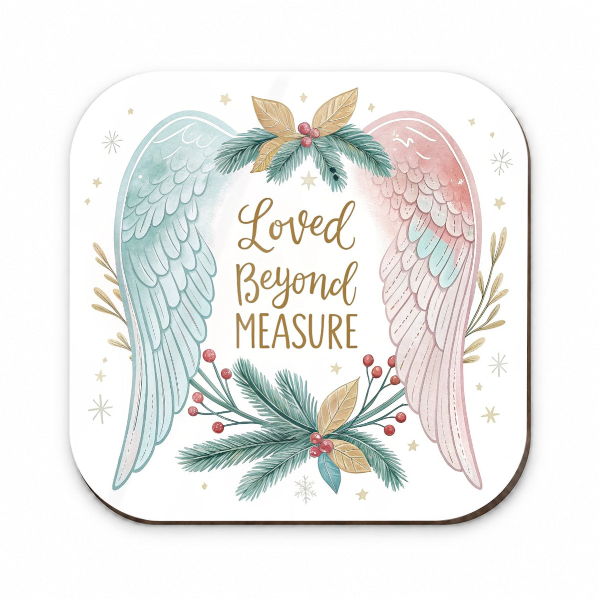 Loved Beyond Measure Angel Wings Fridge Magnet