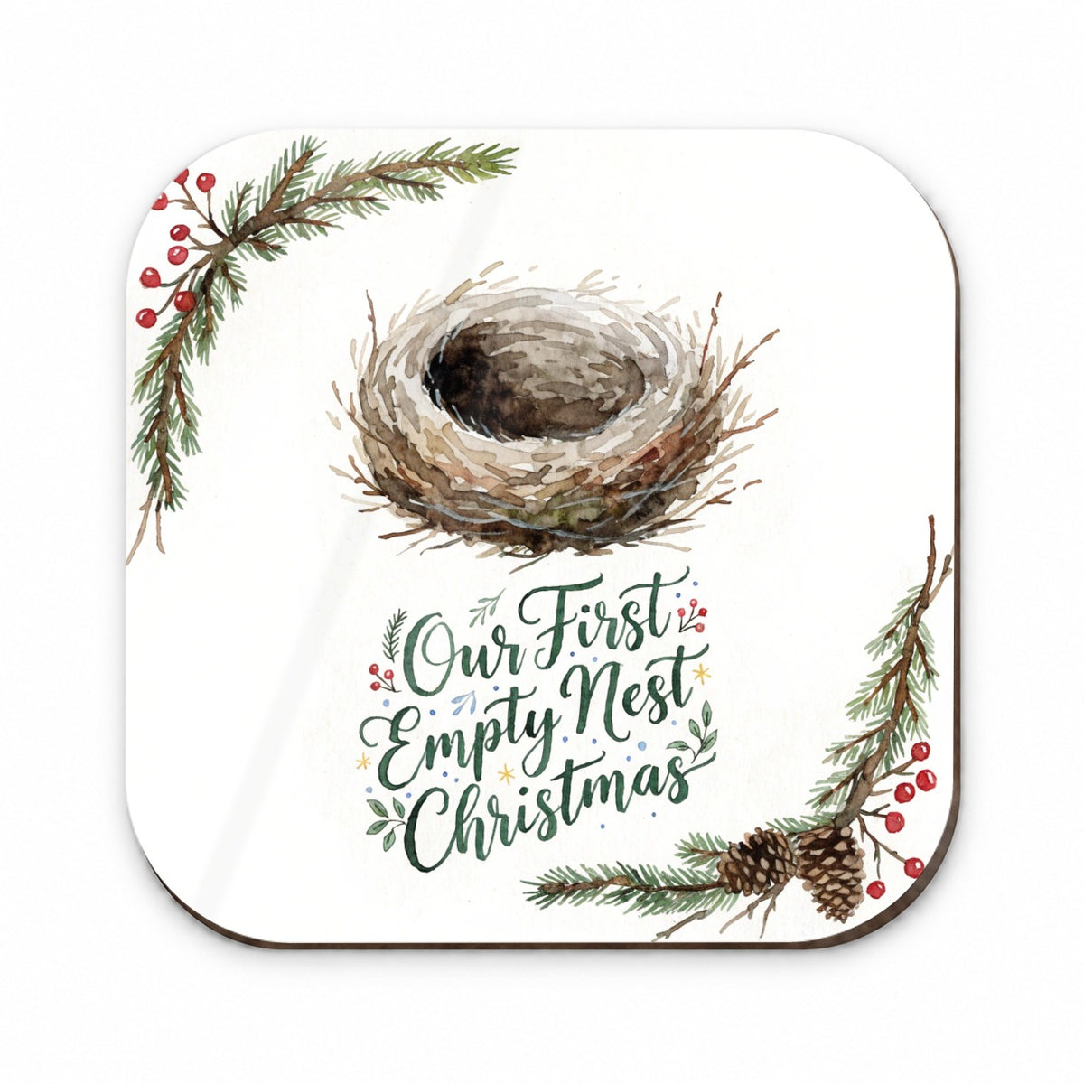 Our First Empty Nest Christmas Fridge Magnet