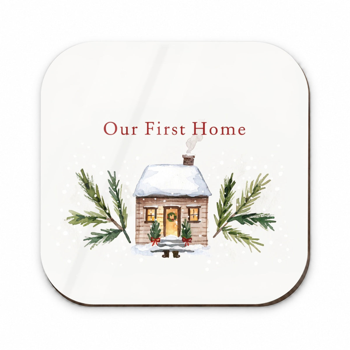 Our First Home House Christmas Fridge Magnet