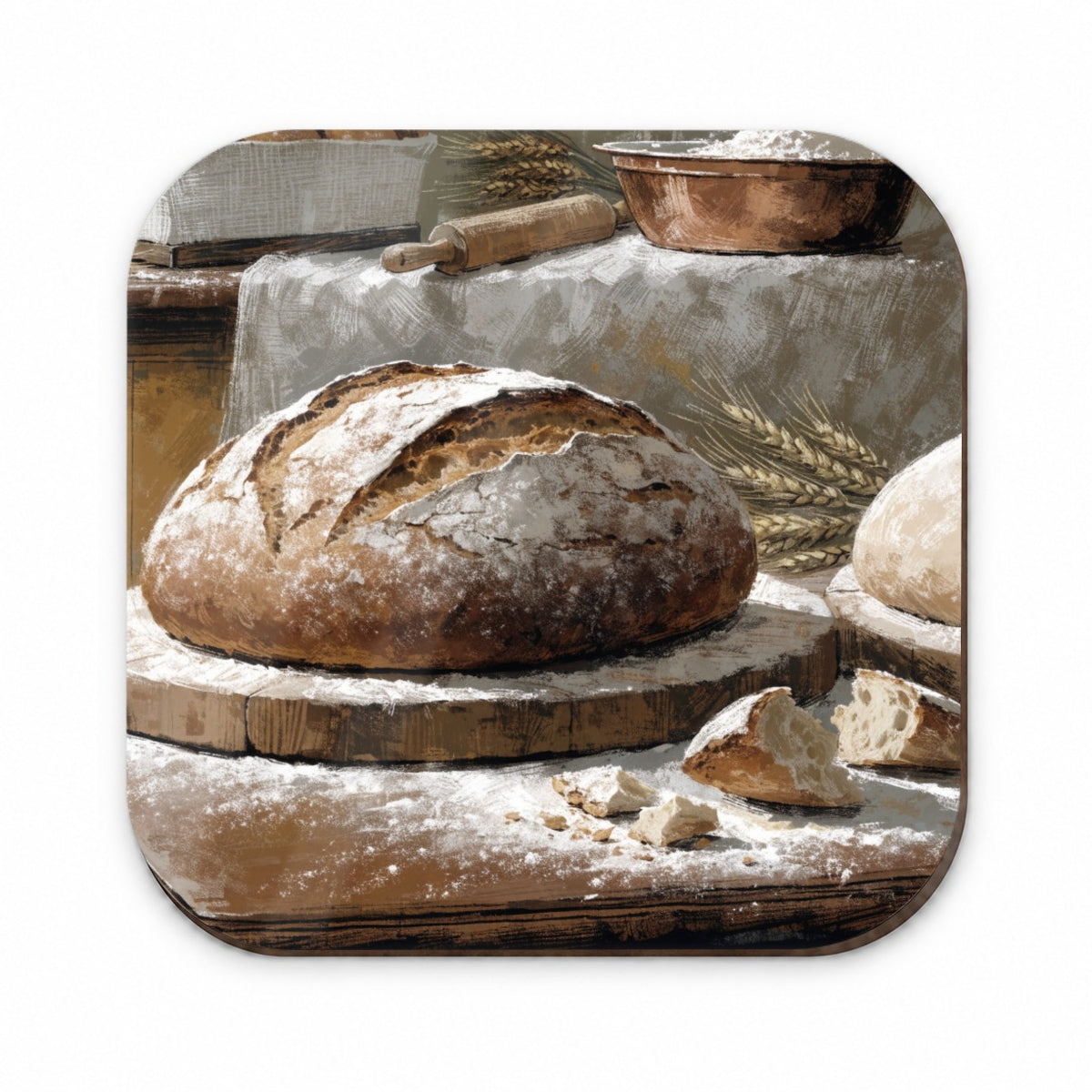 Artisan Bread Baking Fridge Magnet
