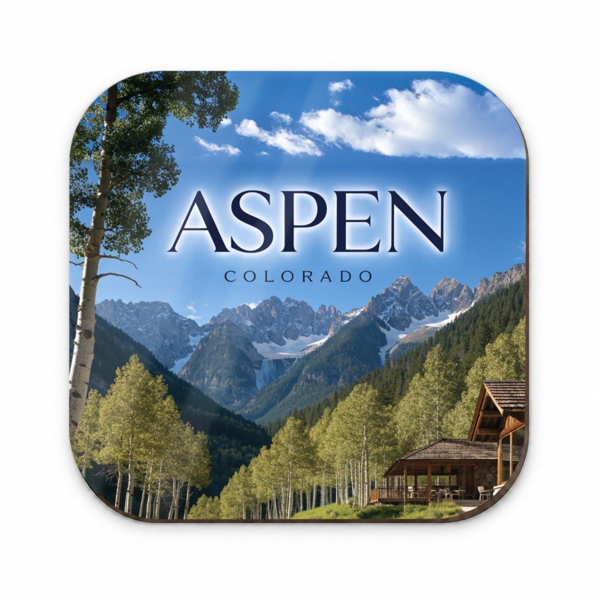 Aspen Colorado Mountains Travel Fridge Magnet