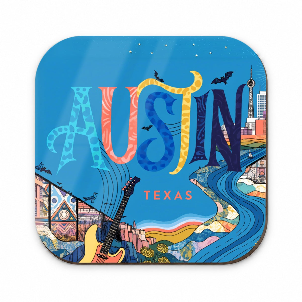 Austin Texas Travel Fridge Magnet