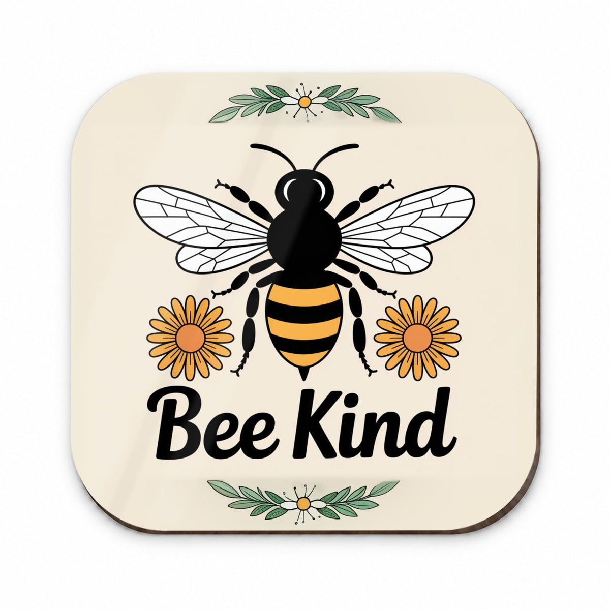 Bee Kind Honeybee Daisies Fridge Magnet