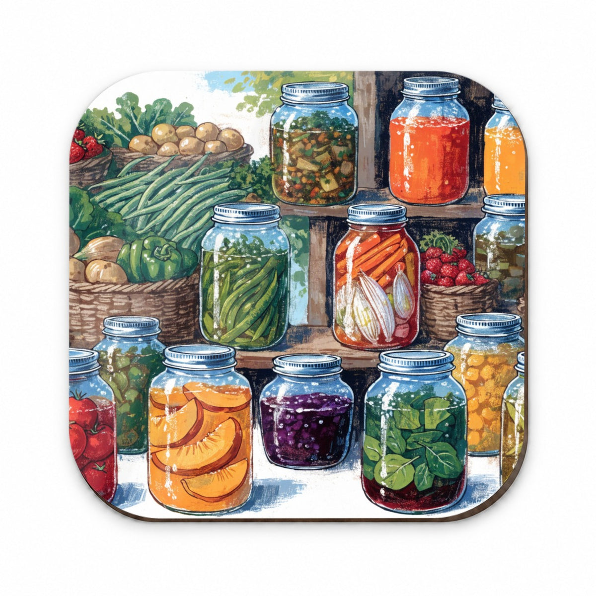 Canning Preserving Garden Fridge Magnet