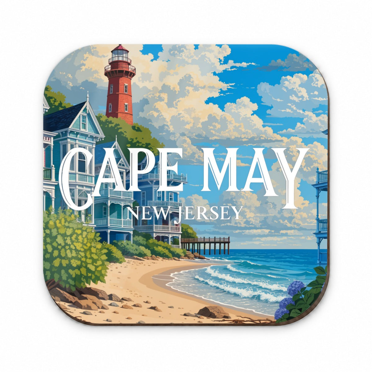 Cape May New Jersey Travel Fridge Magnet