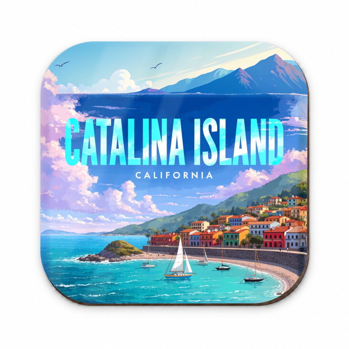 Catalina Island California Travel Fridge Magnet