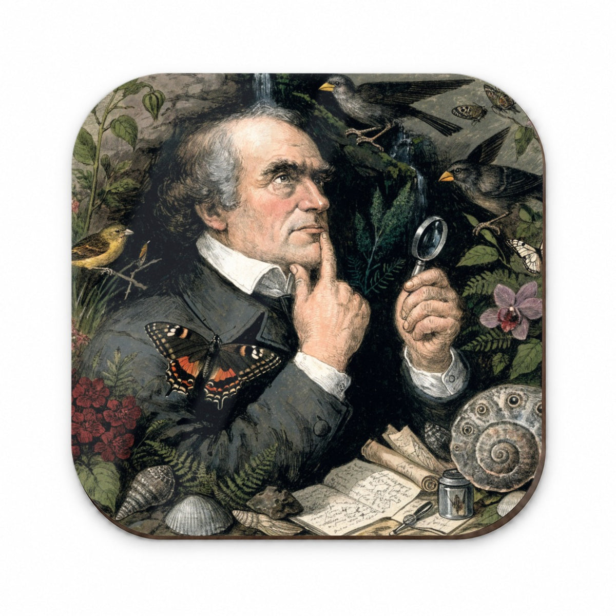 Charles Darwin Naturalist Fridge Magnet
