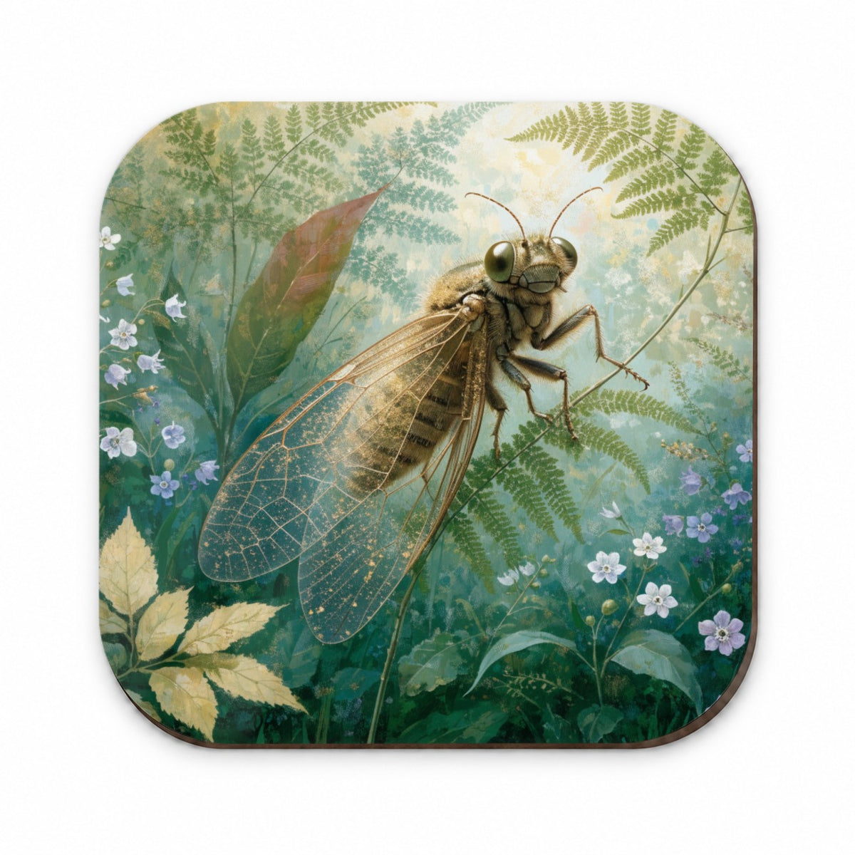 Cicada Summer Botanical Fridge Magnet