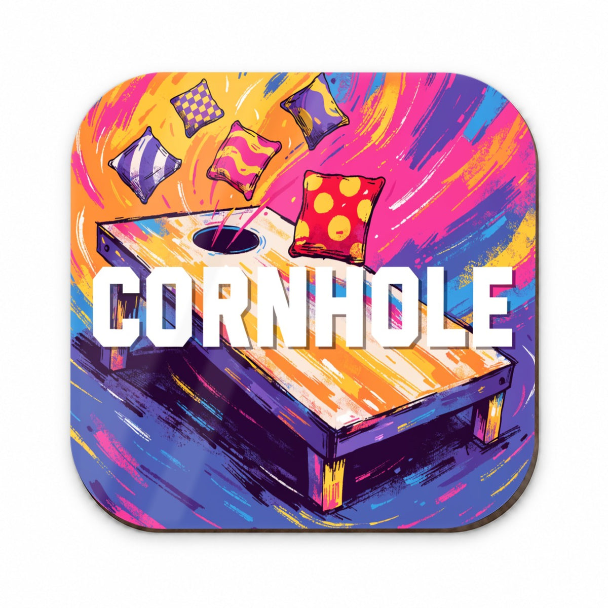 Cornhole Game Fridge Magnet