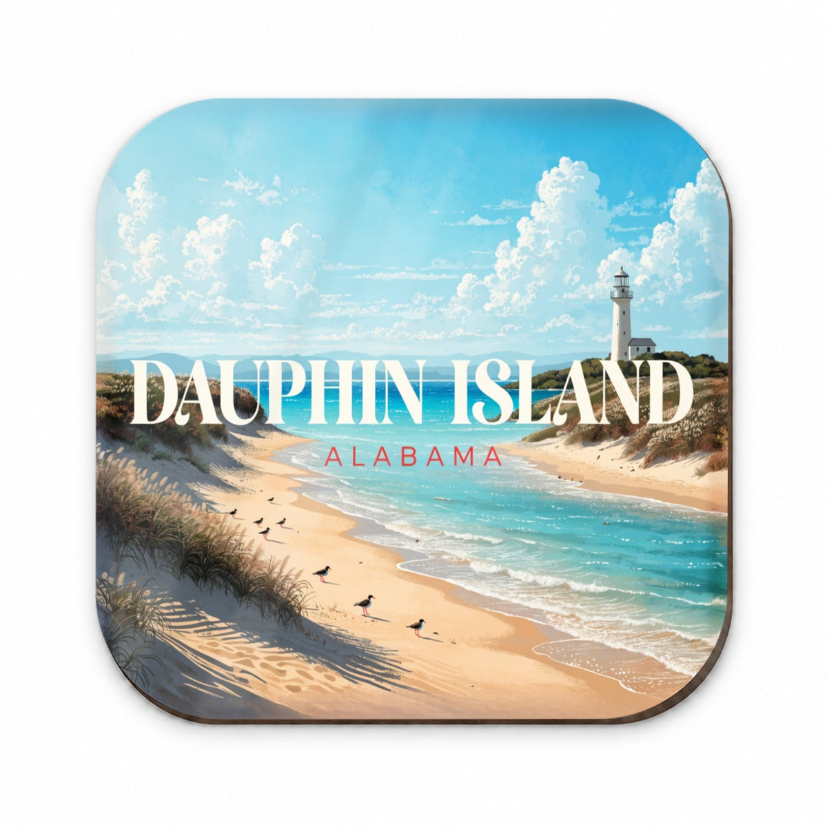 Dauphin Island Alabama Travel Fridge Magnet