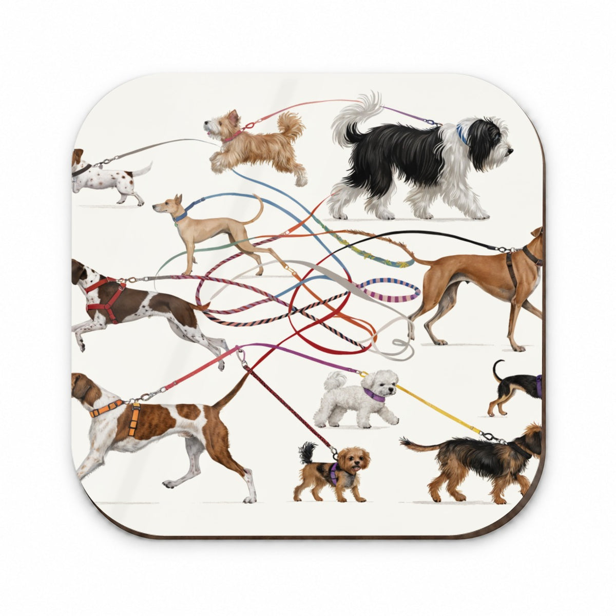 Dog Walking Fun Fridge Magnet