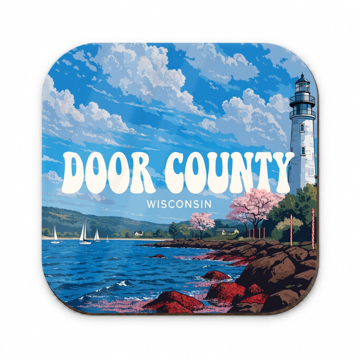 Door County Wisconsin Travel Fridge Magnet