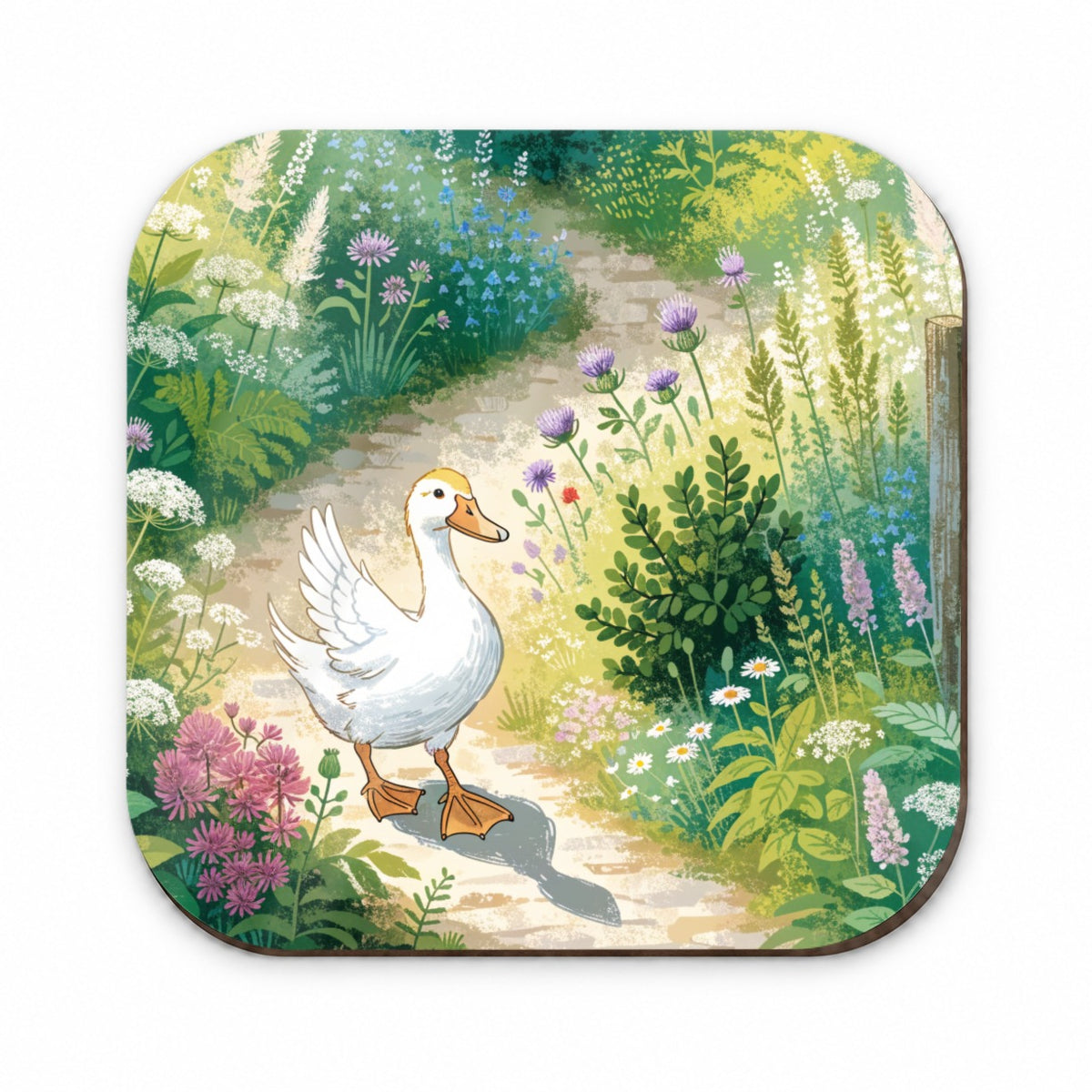 Duck Cottage Garden Fridge Magnet