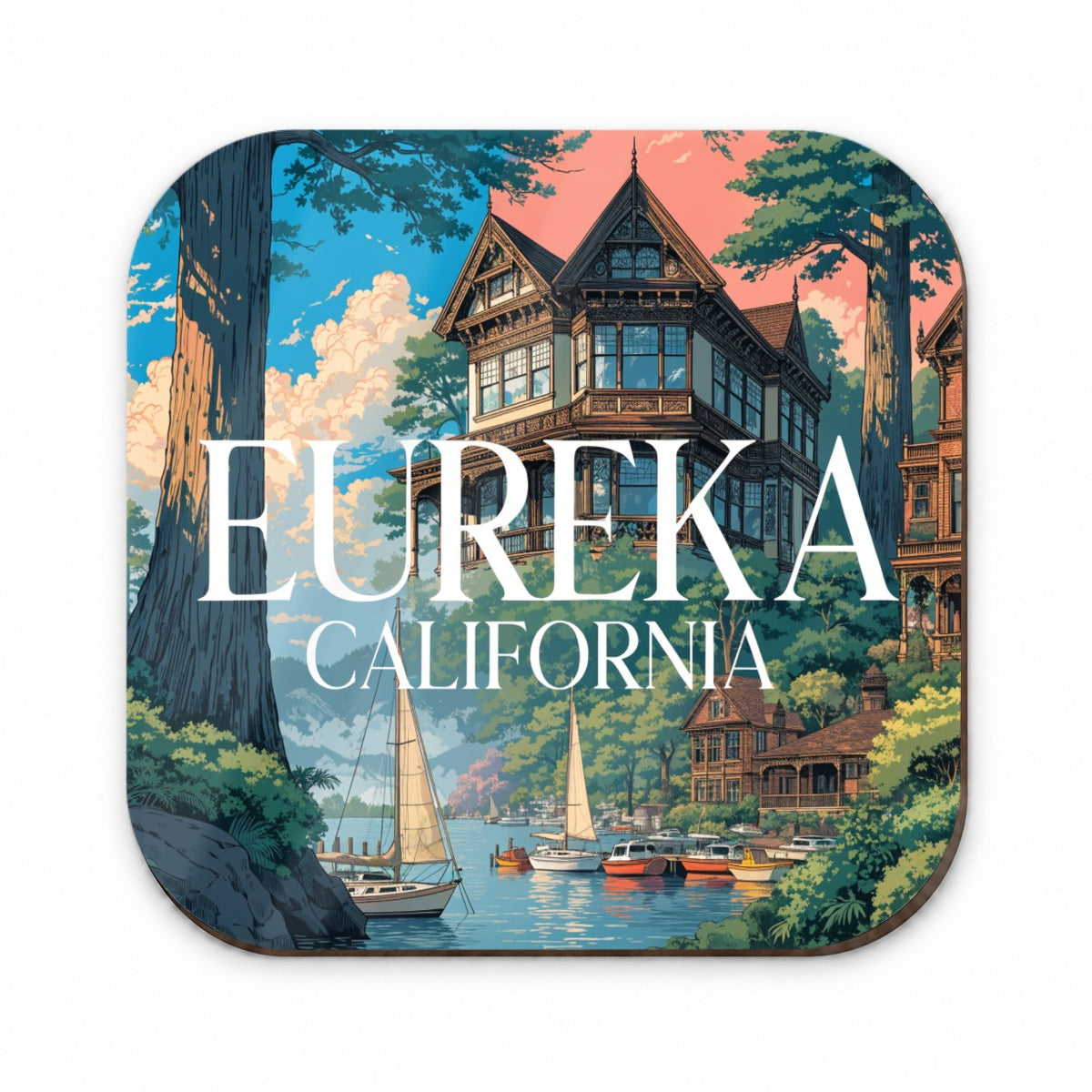 Eureka California Travel Fridge Magnet