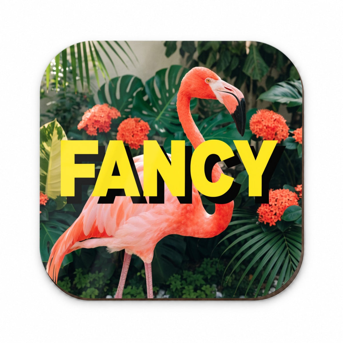 Fancy Pink Flamingo Funny Fridge Magnet