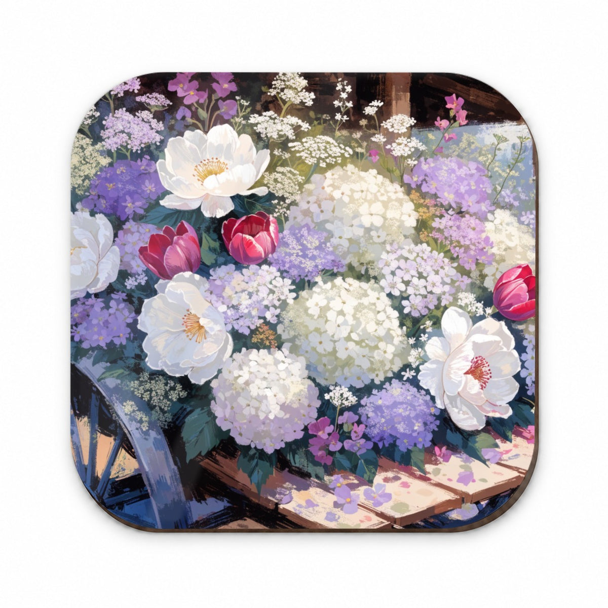 Flower Shop Garden Cart Fridge Magnet