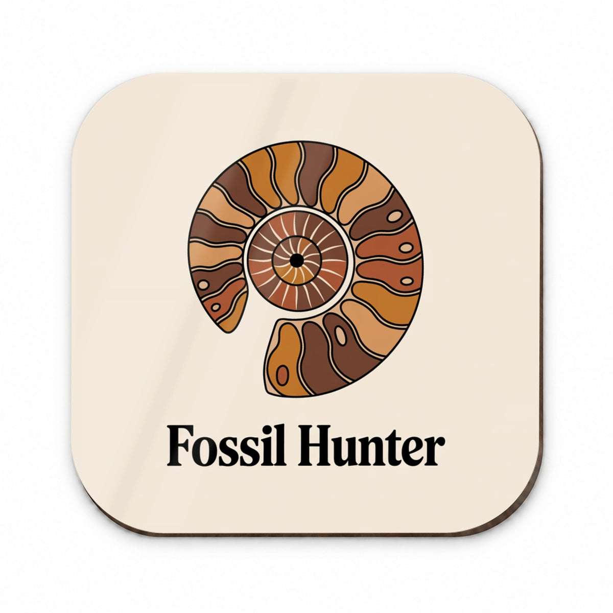 Fossil Hunter Ammonite Fridge Magnet