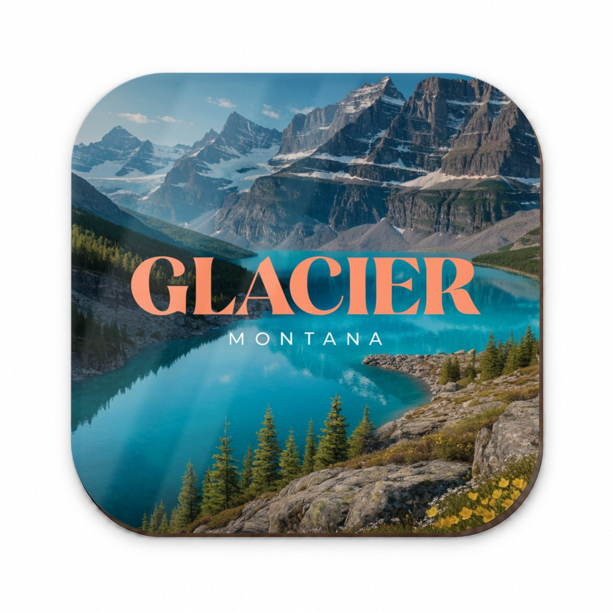 Glacier Montana Travel Fridge Magnet