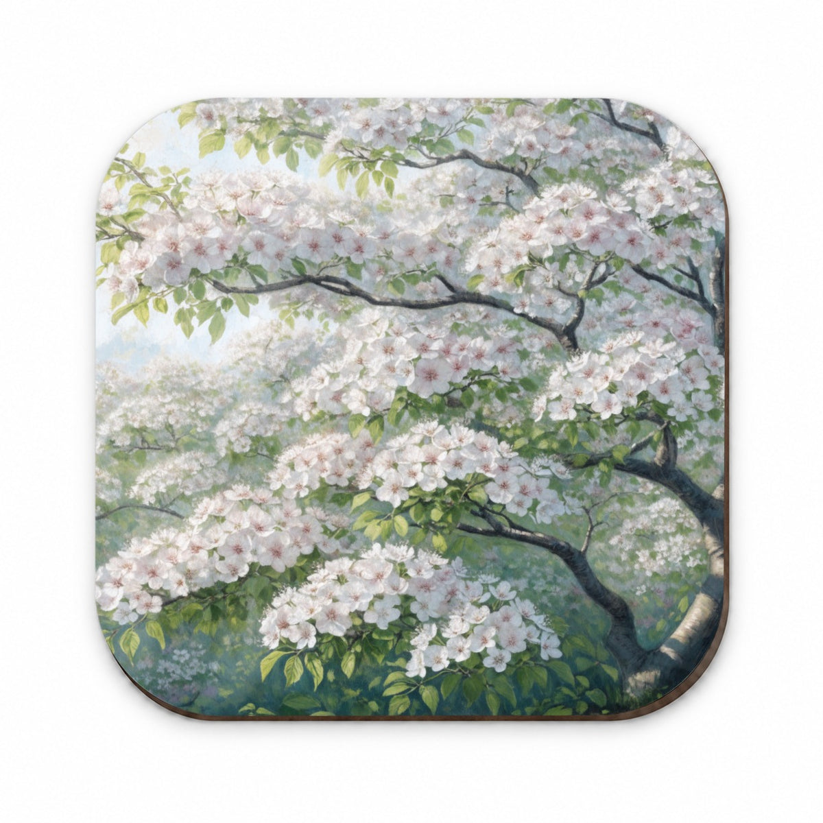 Graceful Flowering Dogwood Tree Fridge Magnet