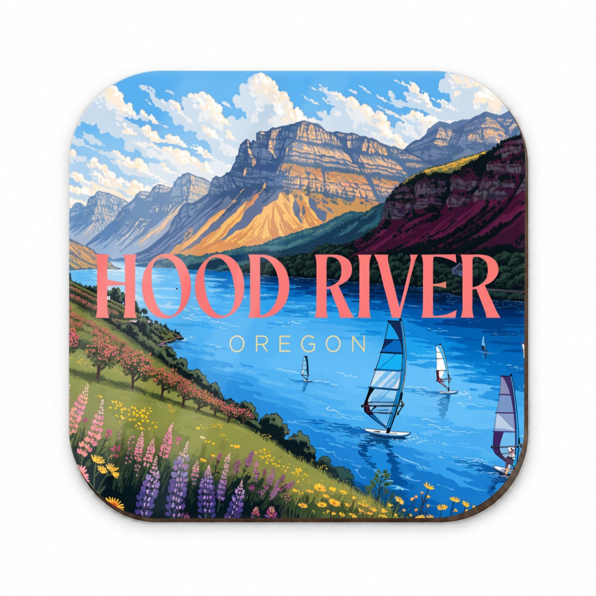 Hood River Oregon Travel Fridge Magnet