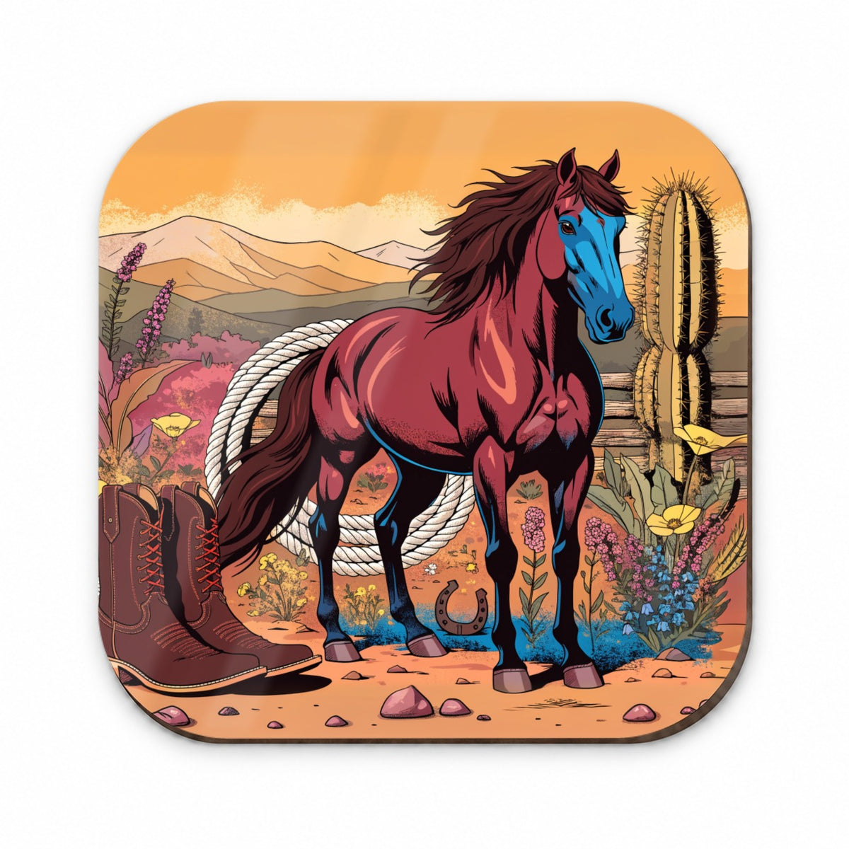 Horse Rancher Western Cowboy Fridge Magnet