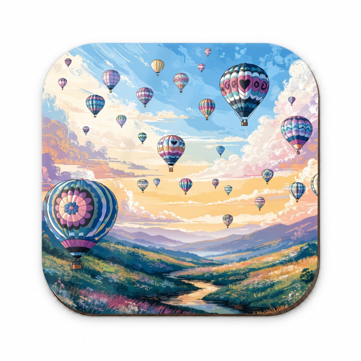 Hot Air Balloons Festival Fridge Magnet
