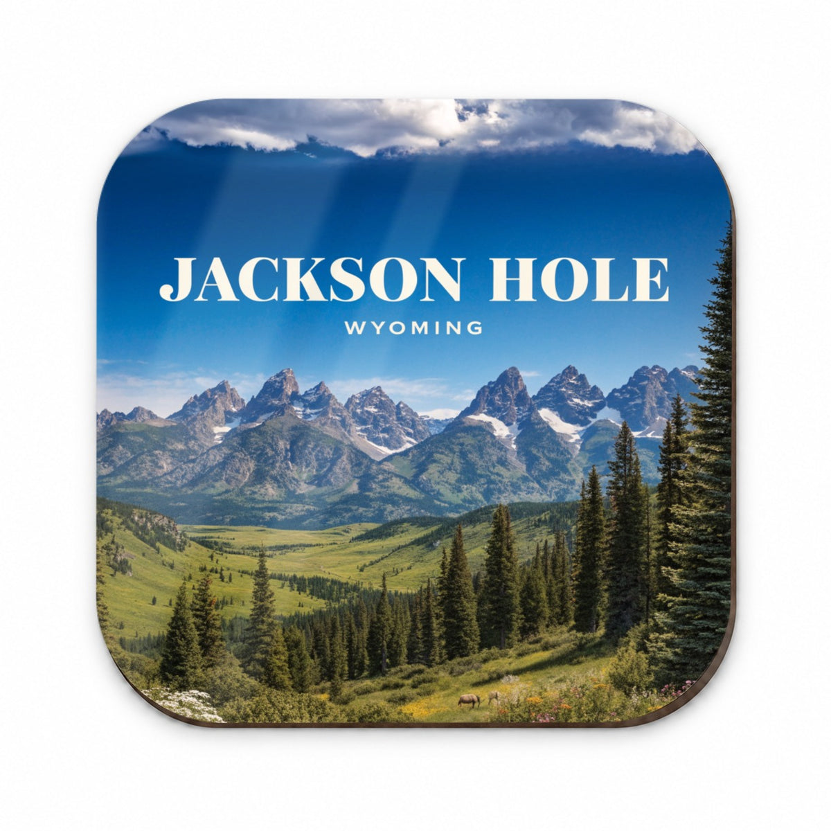 Jackson Hole Wyoming Travel Fridge Magnet