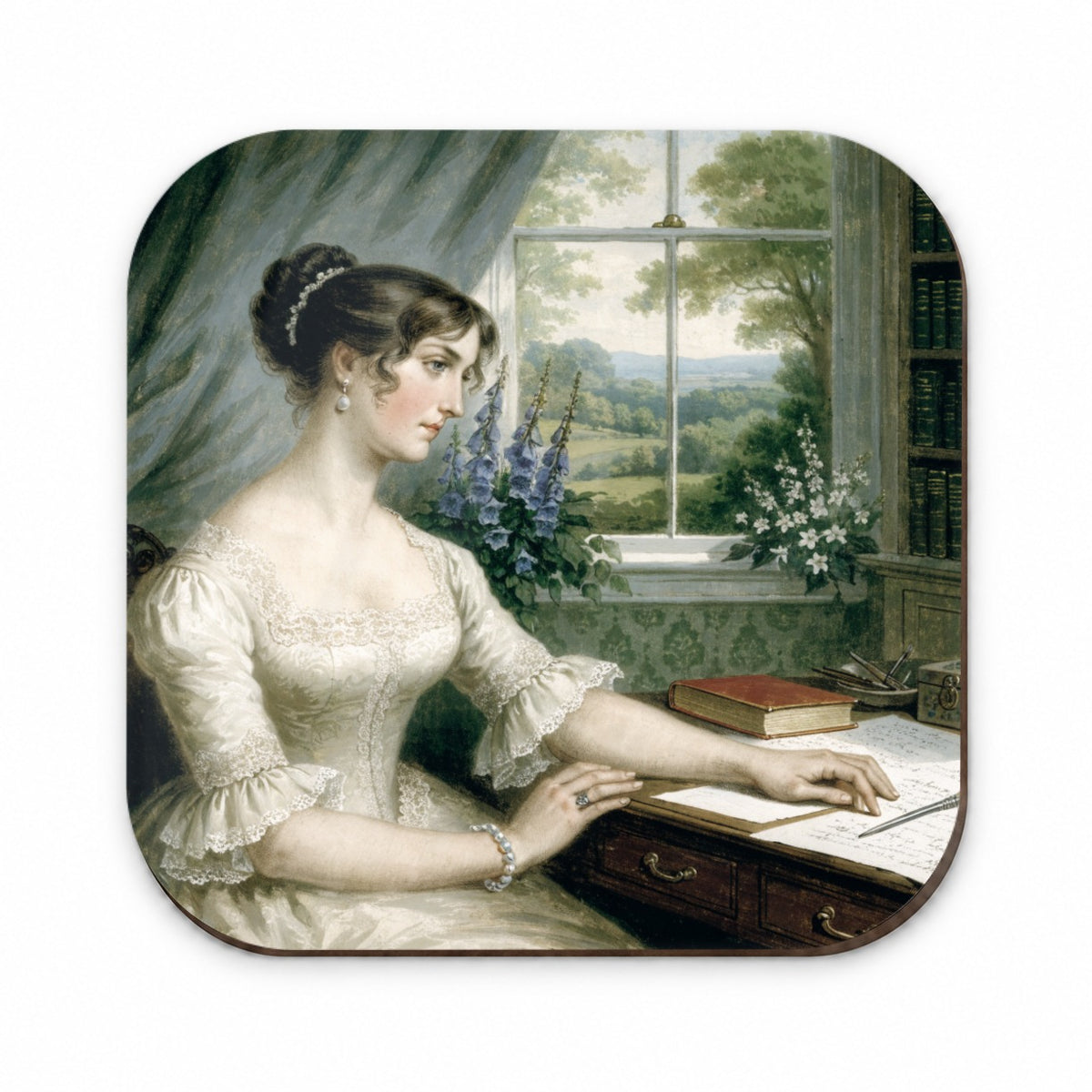Jane Austen Author Fridge Magnet