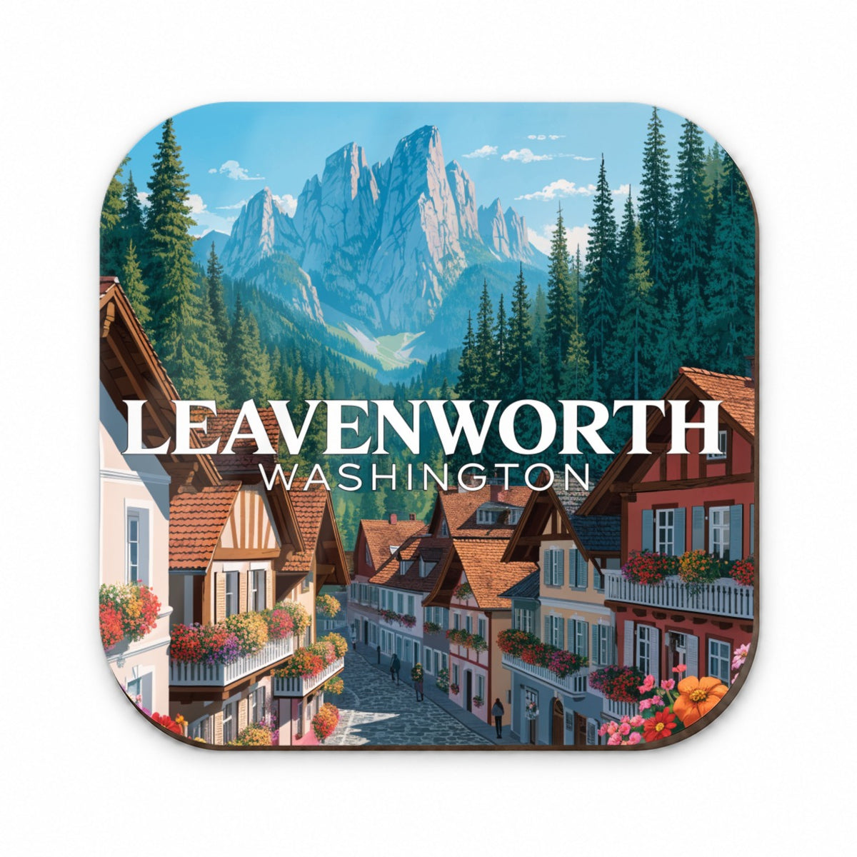 Leavenworth Washington Travel Fridge Magnet