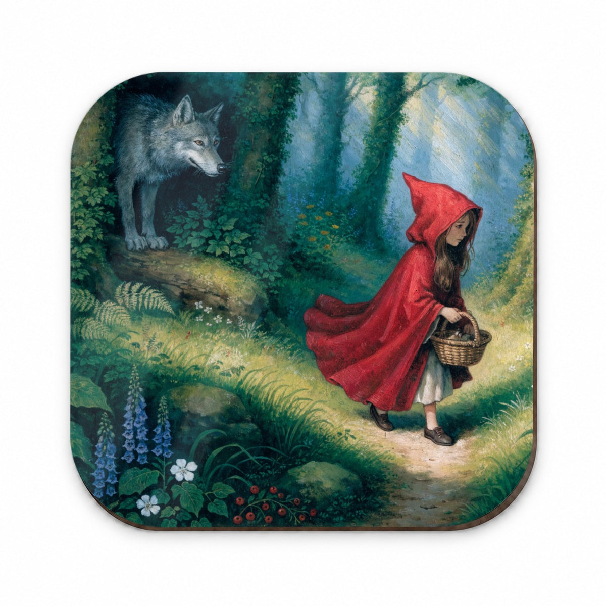 Little Red Riding Hood Fairy Tale Fridge Magnet