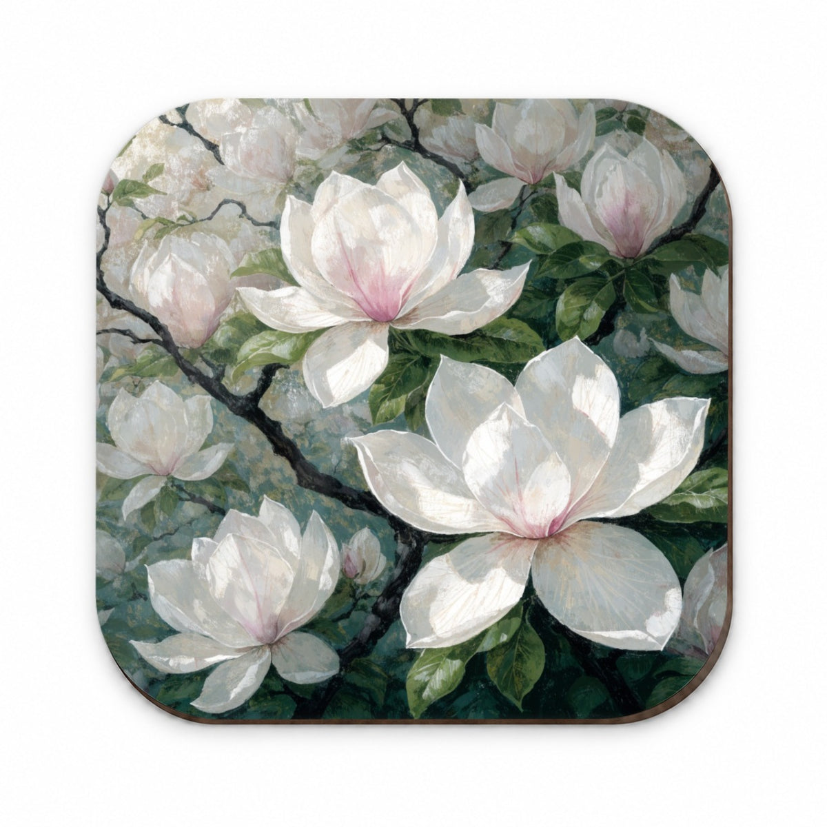 Magnolia Blossom Flowers Fridge Magnet