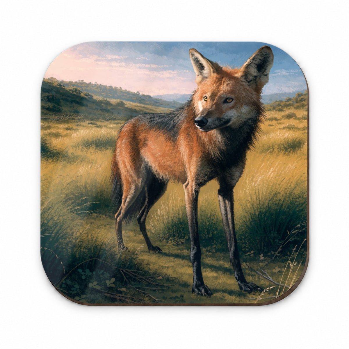 Maned Wolf Grasslands Fridge Magnet