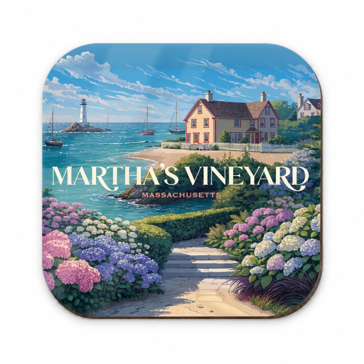 Martha's Vineyard Massachusetts Travel Fridge Magnet