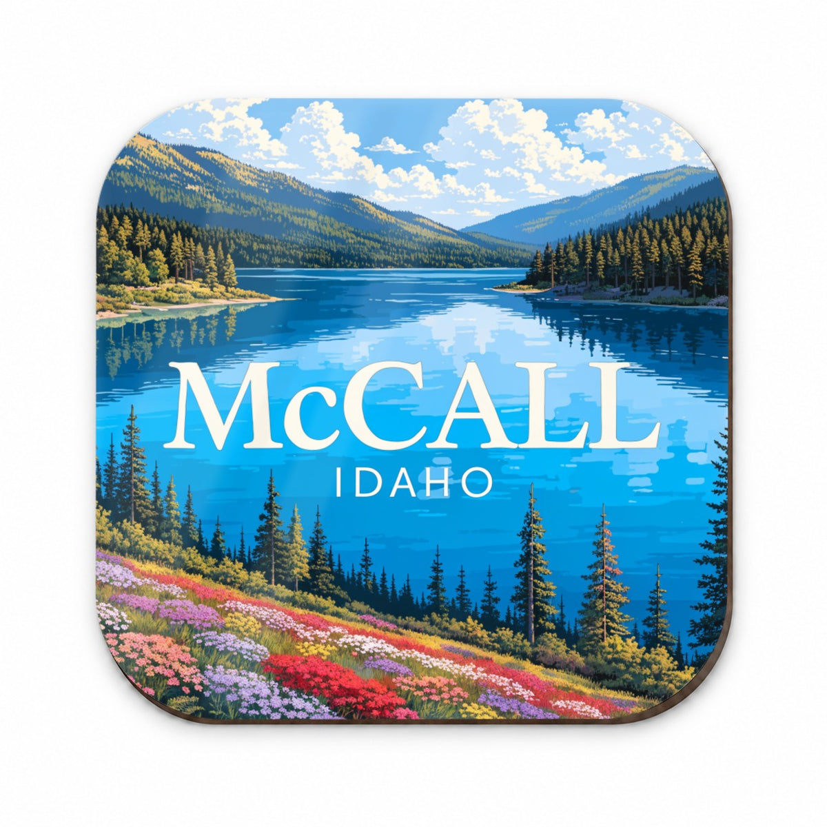 McCall Idaho Travel Fridge Magnet