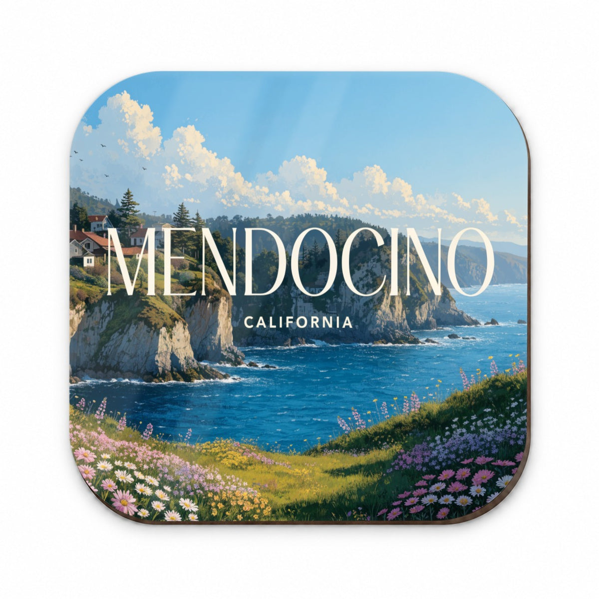 Mendocino California Fridge Magnet