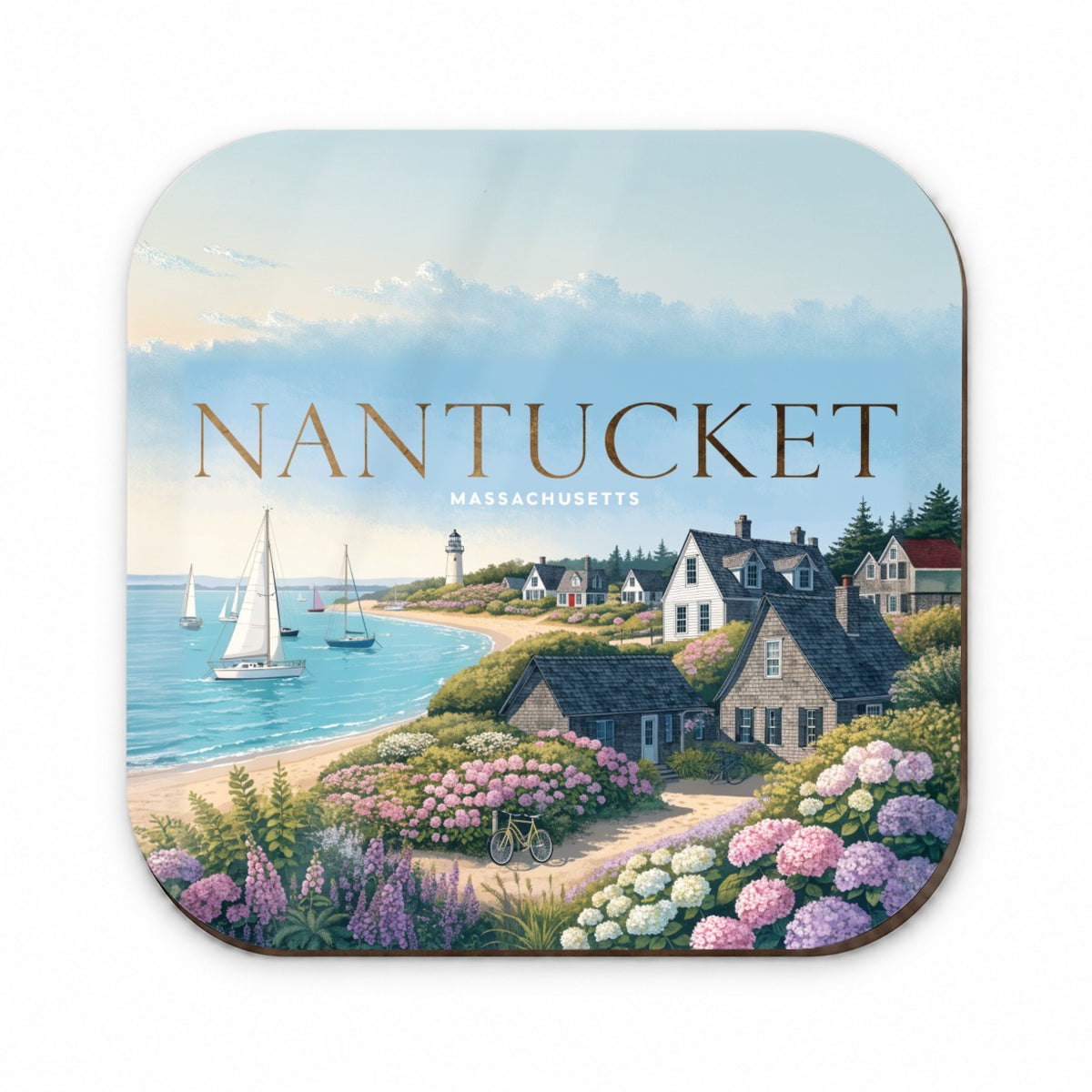 Nantucket Massachusetts Travel Fridge Magnet