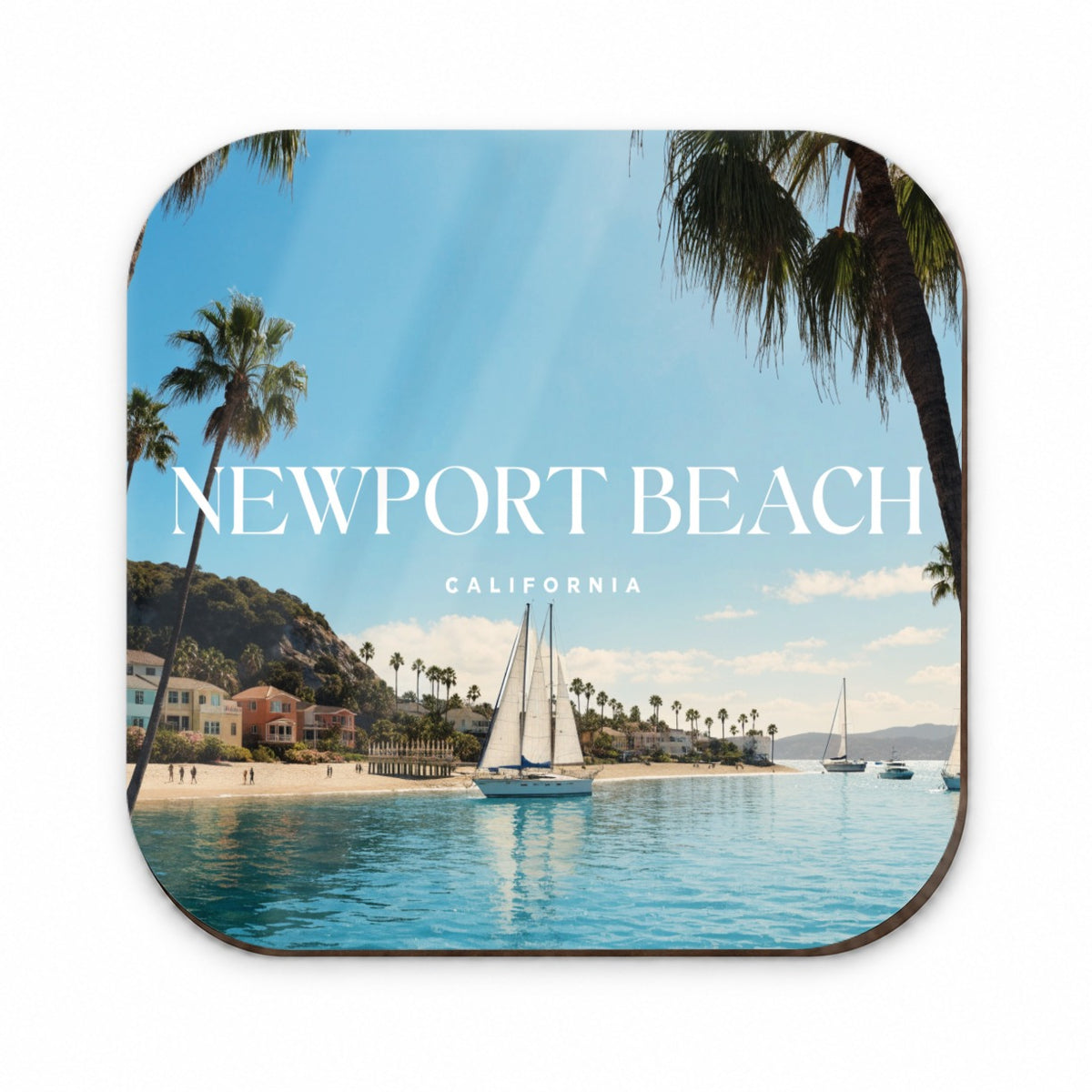 Newport Beach California Travel Fridge Magnet