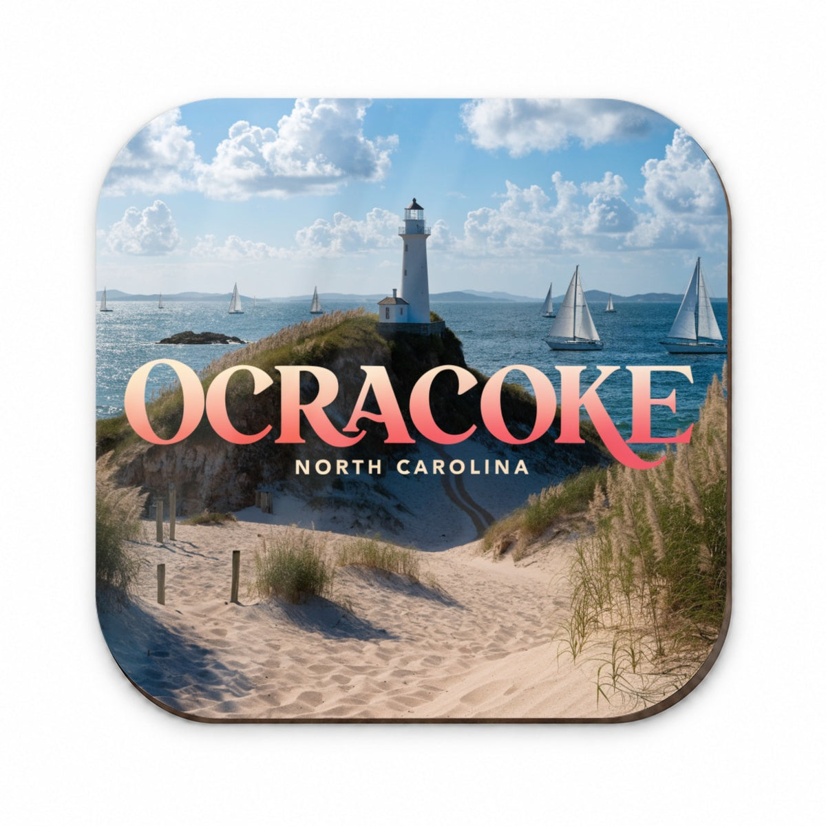Ocracoke North Carolina Travel Fridge Magnet